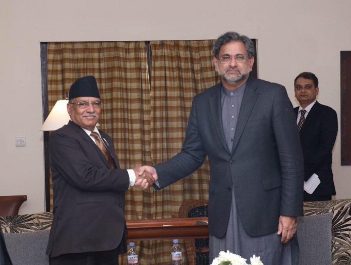 Meeting-with-Prachanda-and-PM-Abbasi