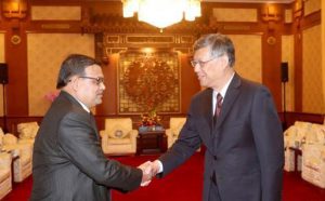Speaker meet with Liu in Bejing
