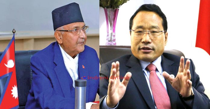 kp oli & barshaman pun