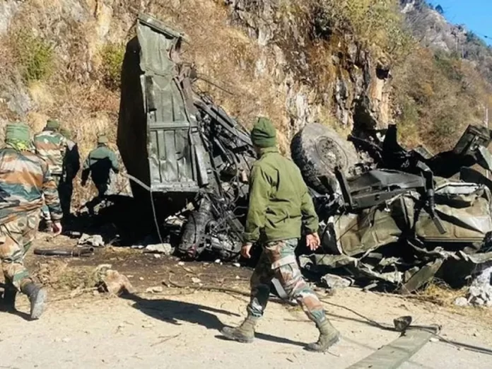 Indian-sena-truck-accident