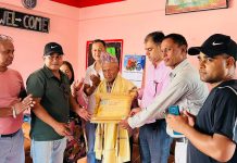 नेपाल प्रेस युनियनद्धारा सस्थापक अध्यक्ष पौडेललाई सम्मान