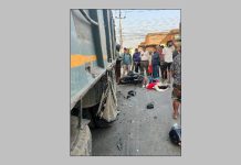 तुलसीपुरमा टिपर र मोटरसाइकल ठोक्किदा दुई जनाको मृत्यु